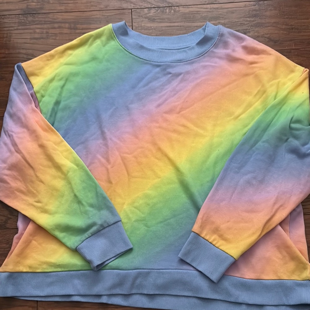 Rainbow Tie-Dye Sweatshirt